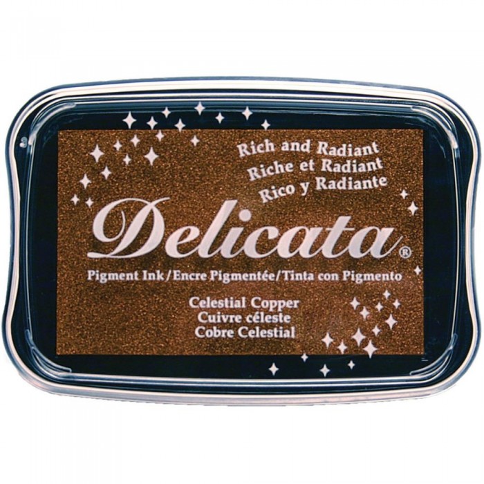 Delicata Pigment Ink Pad Celestial Copper DE193