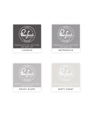 Pinkfresh Studio Premium Dye Cube Ink Pads 4 Colors PFDIC12