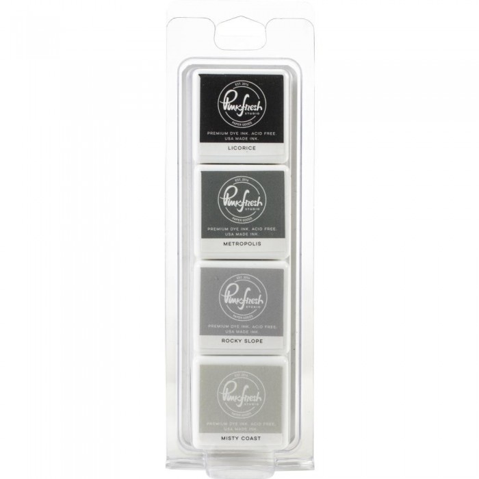 Pinkfresh Studio Premium Dye Cube Ink Pads 4 Colors PFDIC12