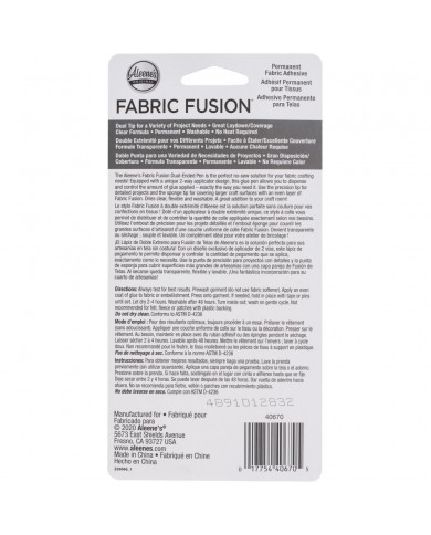 Aleene's Fabric Fusion Permanent Adhesive Dual Ended Pen