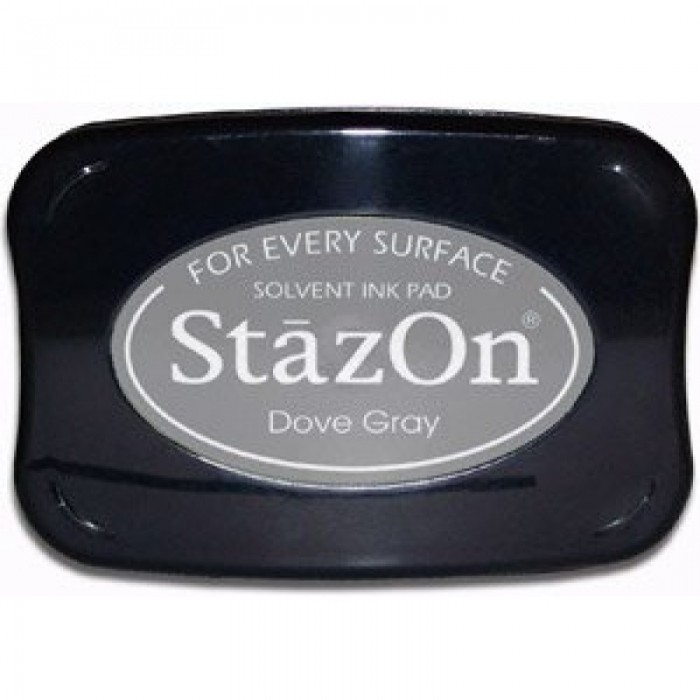 StazOn Solvent Ink Pad Dove Gray
