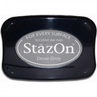 StazOn Solvent Ink Pad Dove Gray