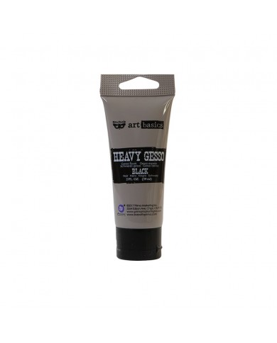 HEAVY GESSO BLACK– 2OZ TUBE PRIMA MARKETING