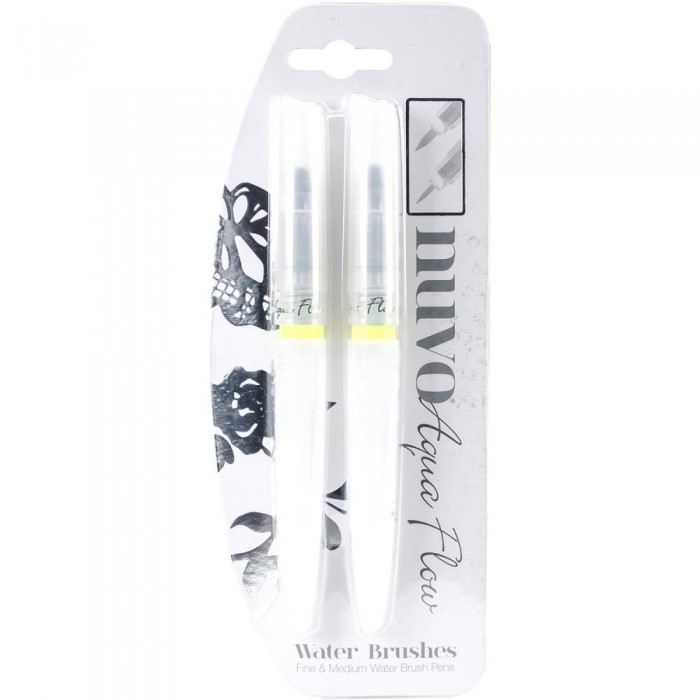 Nuvo Aqua Flow Water Brushes x 2 unidades