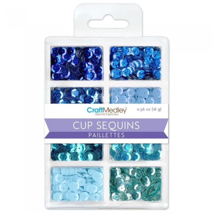 Lentejuelas - Cup Sequins 7mm  Rhythm 'n Blues