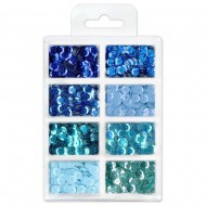 Lentejuelas - Cup Sequins 7mm  Rhythm 'n Blues
