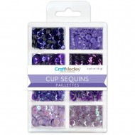 Lentejuelas - Cup Sequins 7mm  Viola