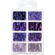 Lentejuelas - Cup Sequins 7mm  Viola