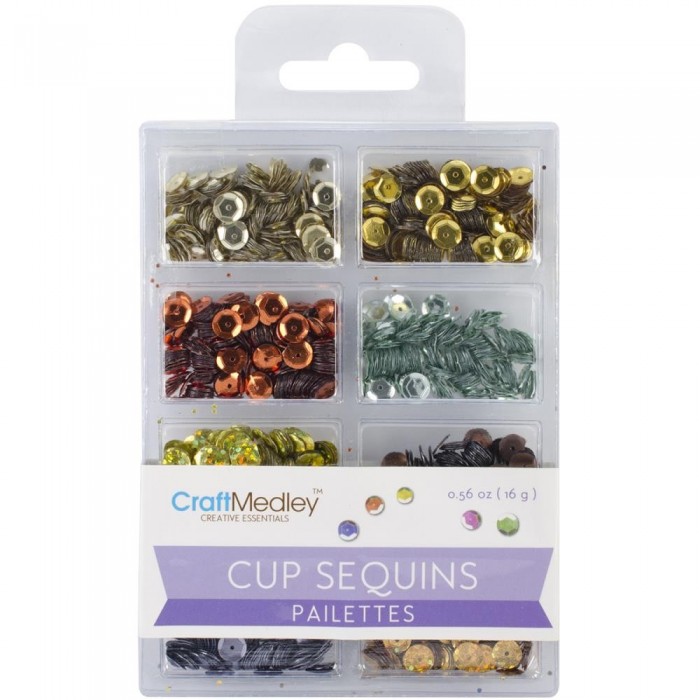 Lentejuelas - Cup Sequins 7mm  Dazzling Metallics