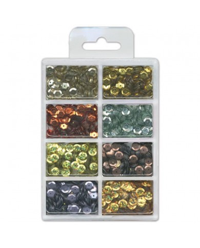 Lentejuelas - Cup Sequins 7mm  Dazzling Metallics