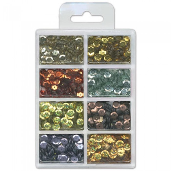 Lentejuelas - Cup Sequins 7mm  Dazzling Metallics
