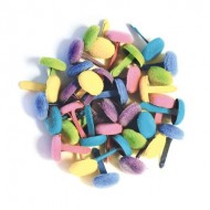 Doodlebug Crushed Velvet Brads Pastel Assortment