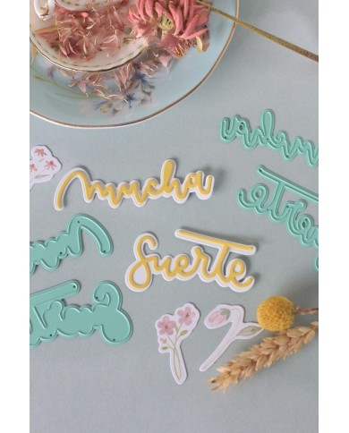 Troquel Pétalos Mucha suerte