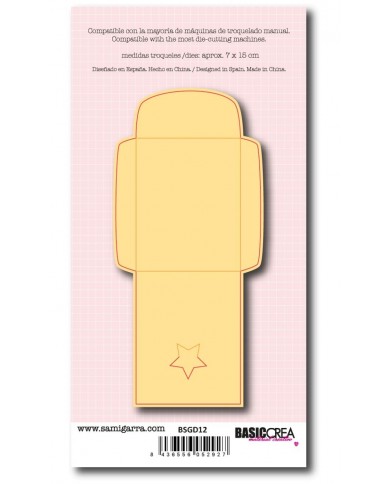 Troquel Sobre Estrella Ginger Bell Sami Garra