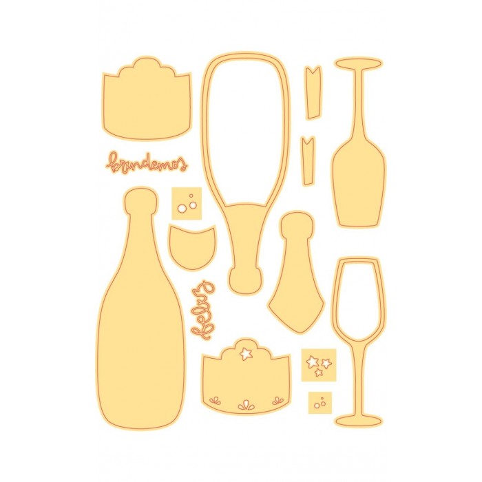 Troquel Brindis Ginger Bell Sami Garra BSGD09