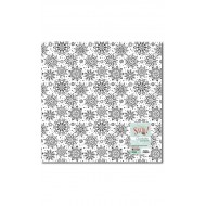 Acetato Let it Snow Alberto Juarez impreso en blanco BAJAC03