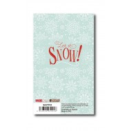Sello Let it snow Alberto Juarez BAJTP22