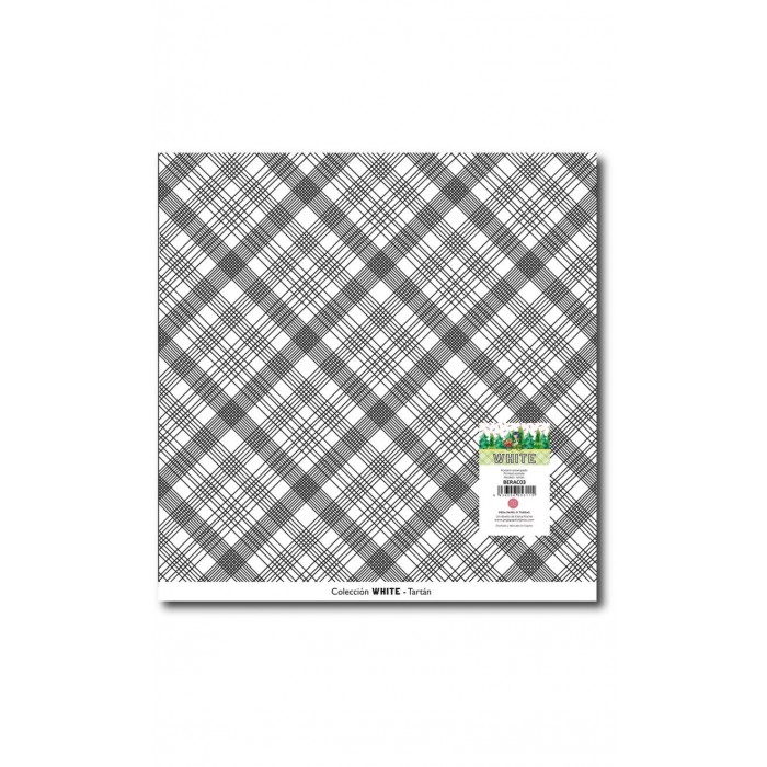 Acetato estampado WHITE 30,5x31,5 Elena Roche