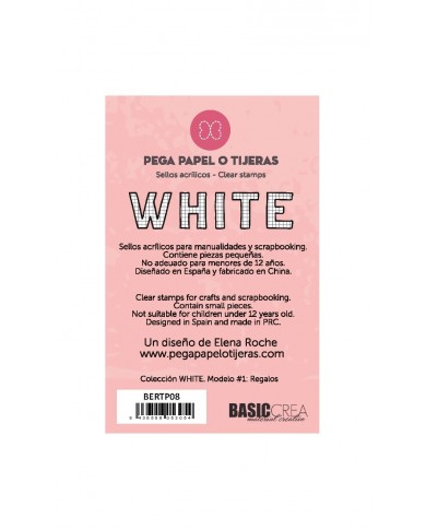 Sello Regalos WHITE  Elena Roche