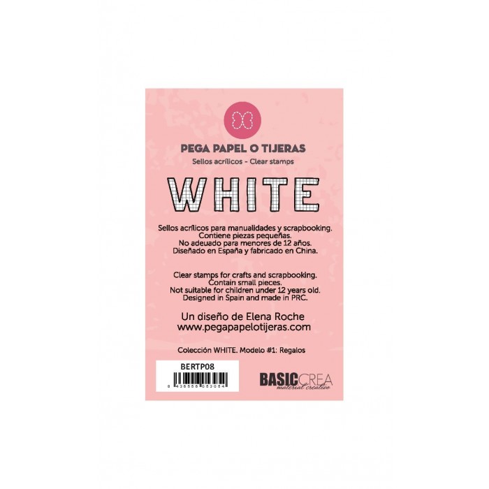 Sello Regalos WHITE  Elena Roche