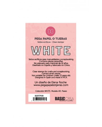 Sello Paseo WHITE  Elena Roche