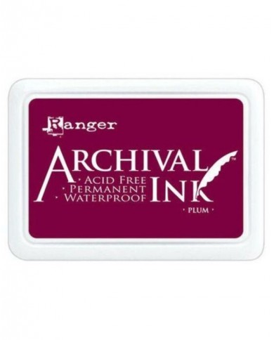 Tinta Archival Ink - Almohadilla de tinta para sellos - PLUM