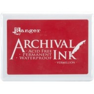 Tinta Archival Ink - Almohadilla de tinta para sellos - VERMILLION