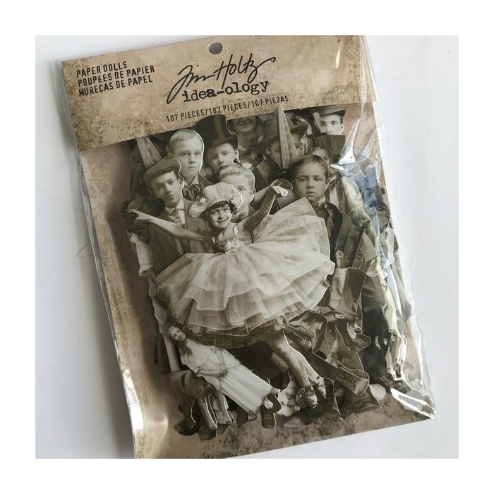 Recortables Tim Holtz Idea-ology SOLOS PAPER DOLLS TH93555