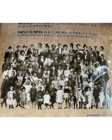 Recortables Tim Holtz Idea-ology SOLOS PAPER DOLLS TH93555