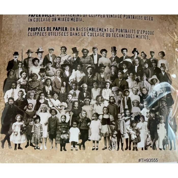 Recortables Tim Holtz Idea-ology SOLOS PAPER DOLLS TH93555