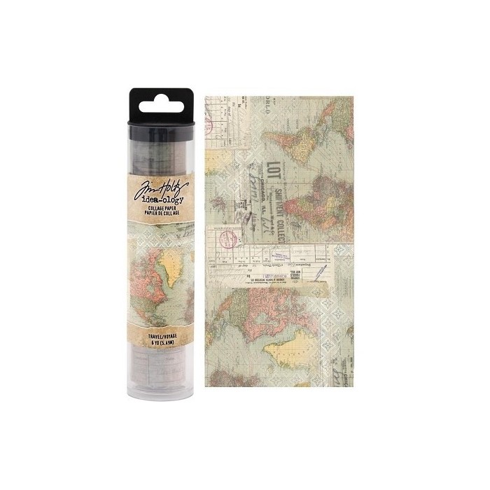 COLLAGE PAPER TRAVEL Tim Holtz TH93950