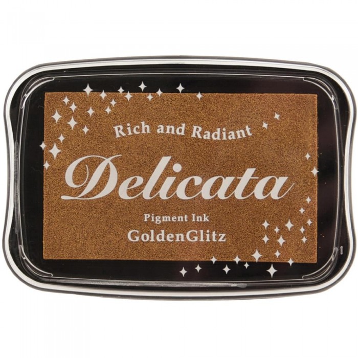 Delicata Pigment Ink Pad Golden Glitz DE191