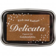 Delicata Pigment Ink Pad Golden Glitz DE191