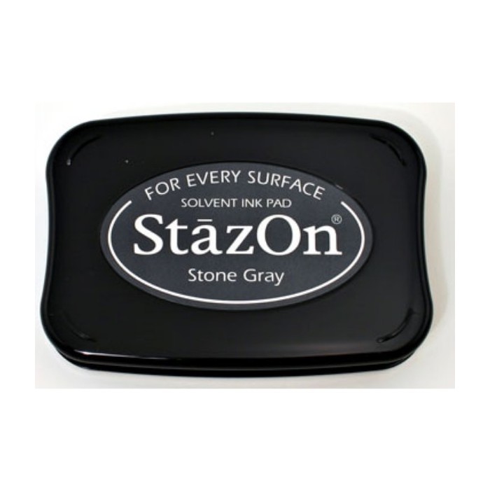 StazOn Solvent Ink Pad Stone Gray