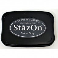 StazOn Solvent Ink Pad Stone Gray