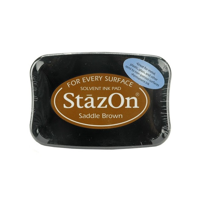 StazOn Solvent Ink Saddle Brown