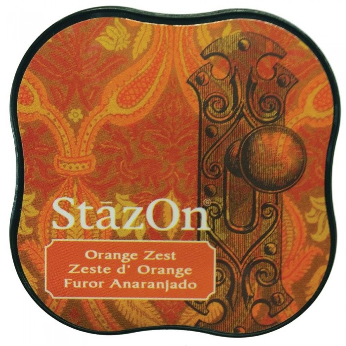 TINTA - ORANGE -STAZ-ON MIDI INK PAD SZMID71