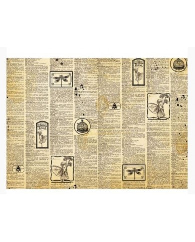 Papeles de encuadernación "Memories" Paper Press Vintage Odyssey