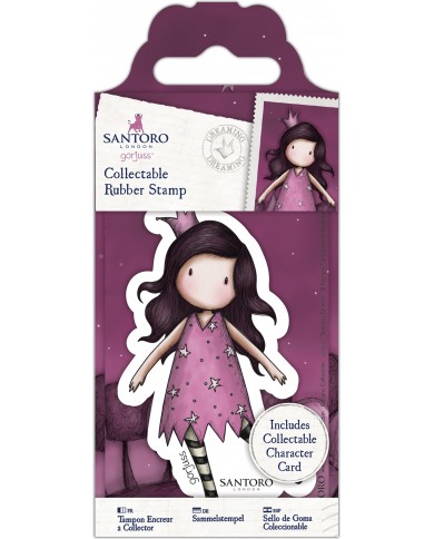 Sello Santoro's Gorjuss Rubber Stamp No. 48 Dreaming