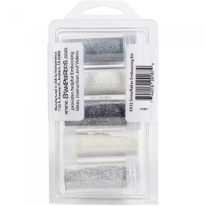 Polvo de Embossing KIT -SNOWFLAKES-EMBOSSING KIT