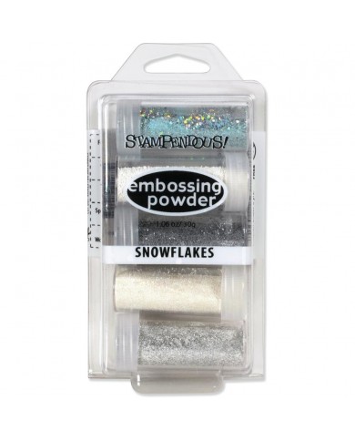 Polvo de Embossing KIT -SNOWFLAKES-EMBOSSING KIT