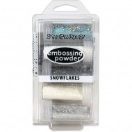 Polvo de Embossing KIT -SNOWFLAKES-EMBOSSING KIT