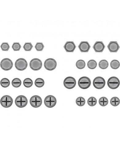 Adornos metalicos - FLATBACK -HARDWARE HEADS Tim Holtz TH93788