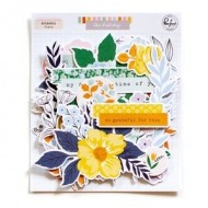 PinkFresh Floral Cardstock Die-Cuts The Best Day
