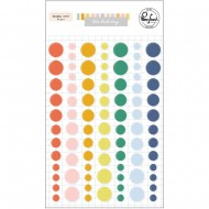 Enamel Dot PinkFresh Stickers The Best Day