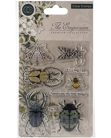 Sello de Polimero Craft Consortium A5 Clear Stamps Beetles CCSTMP019
