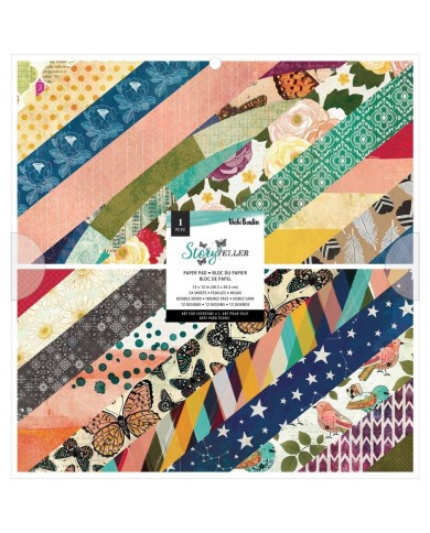 Vicki Boutin Storyteller Pad de 24 papeles de 30x30cmts