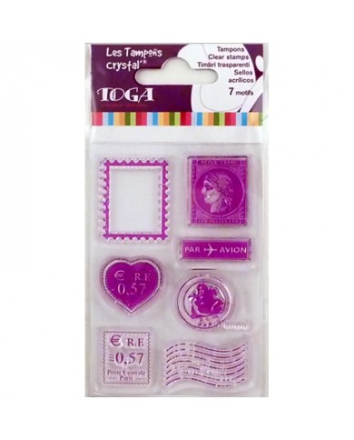 Sellos Crystal TOGA 6x9 Estampillas Postales TPE33