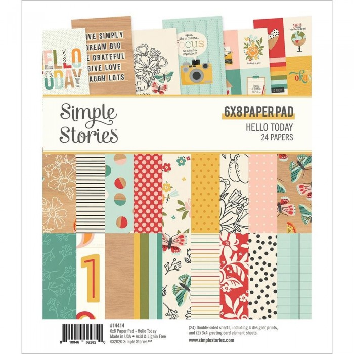Simple Stories Collection 15x20 Hello Today
