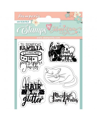 Sello CUATRO PATAS 10X15CM Circulo de Amor Johanna Rivero